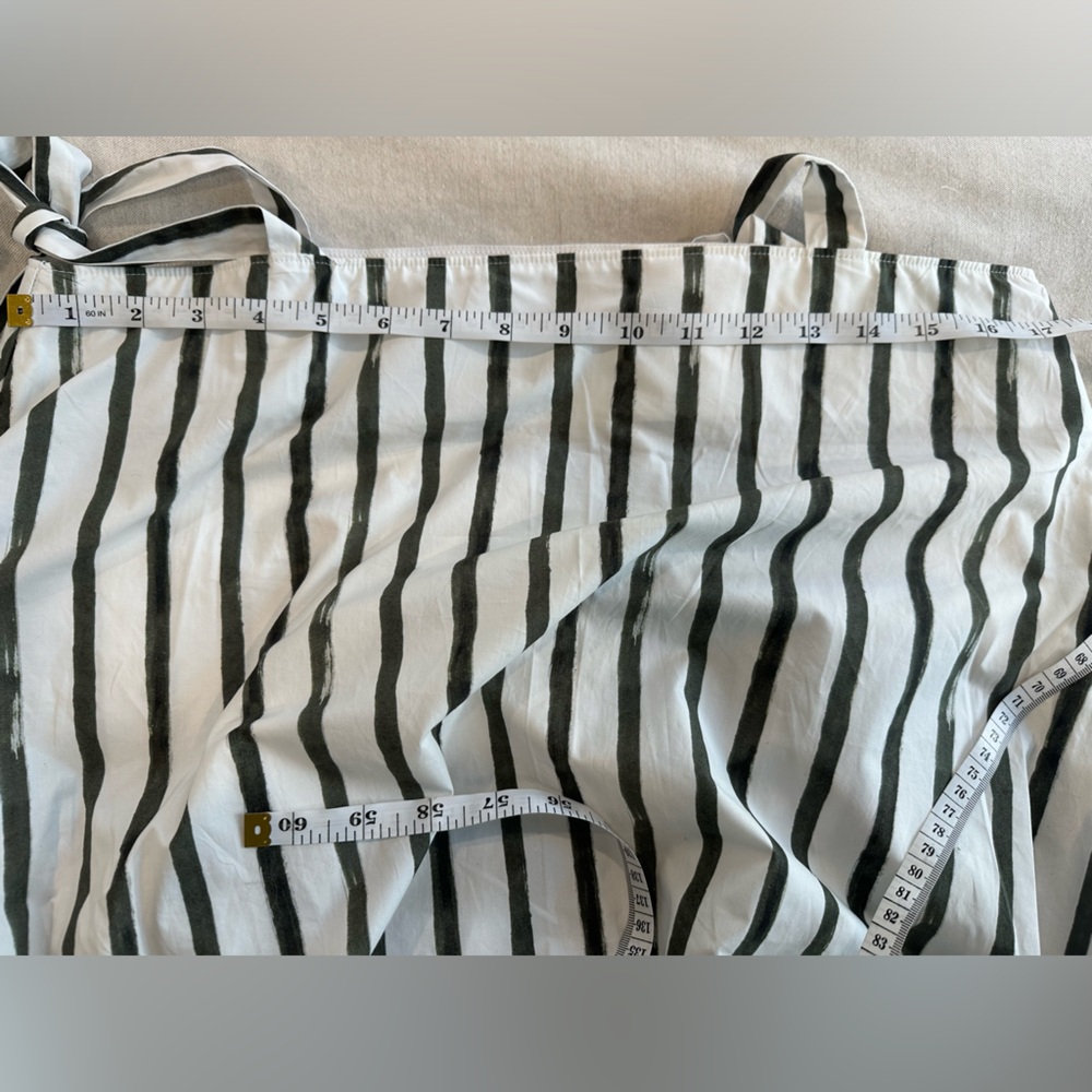 Striped Black and White Women's Dress - Picture 10 of 13